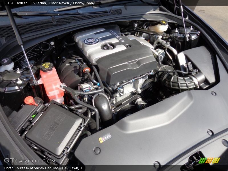 Black Raven / Ebony/Ebony 2014 Cadillac CTS Sedan