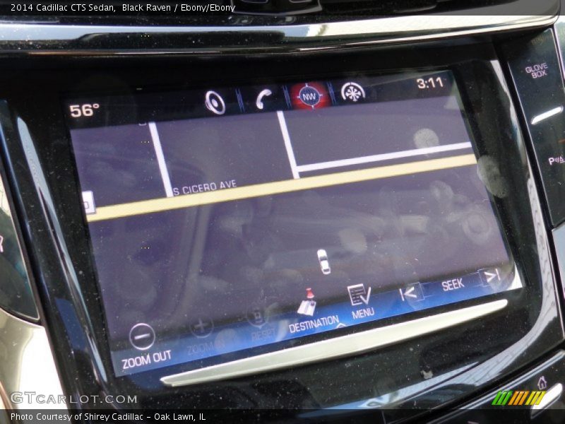 Black Raven / Ebony/Ebony 2014 Cadillac CTS Sedan