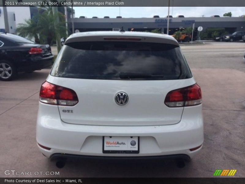 Candy White / Interlagos Plaid Cloth 2011 Volkswagen GTI 2 Door