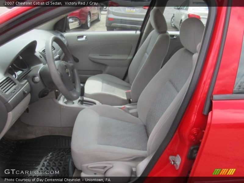 Victory Red / Gray 2007 Chevrolet Cobalt LS Sedan