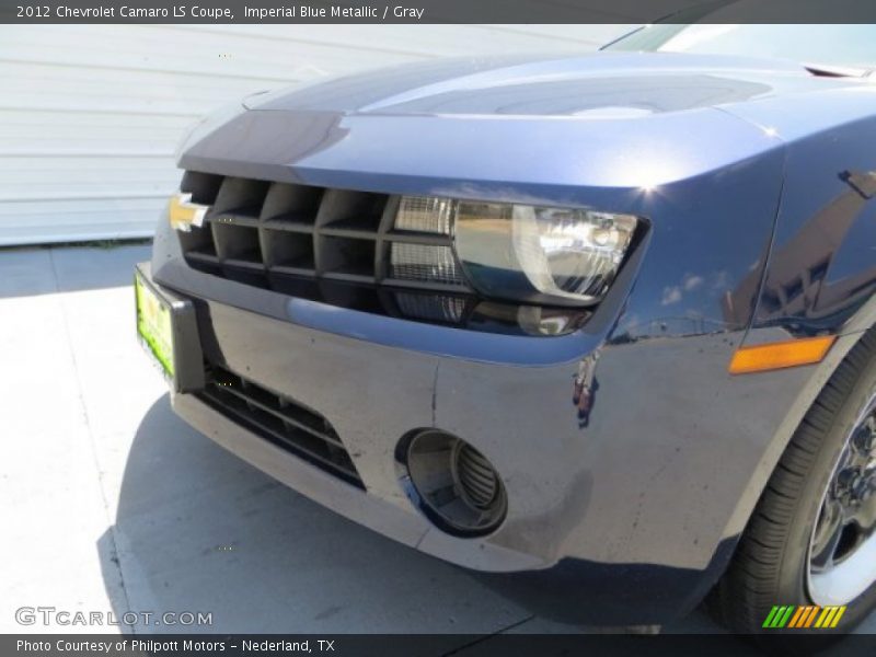 Imperial Blue Metallic / Gray 2012 Chevrolet Camaro LS Coupe