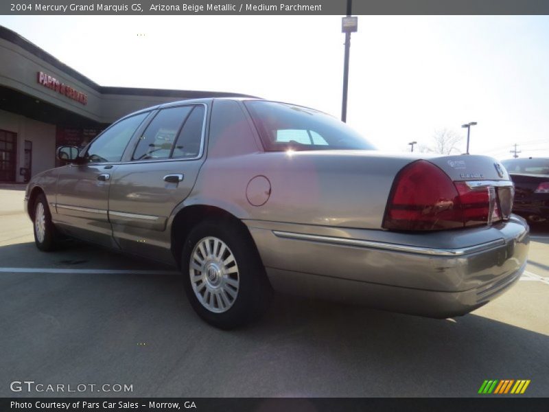Arizona Beige Metallic / Medium Parchment 2004 Mercury Grand Marquis GS