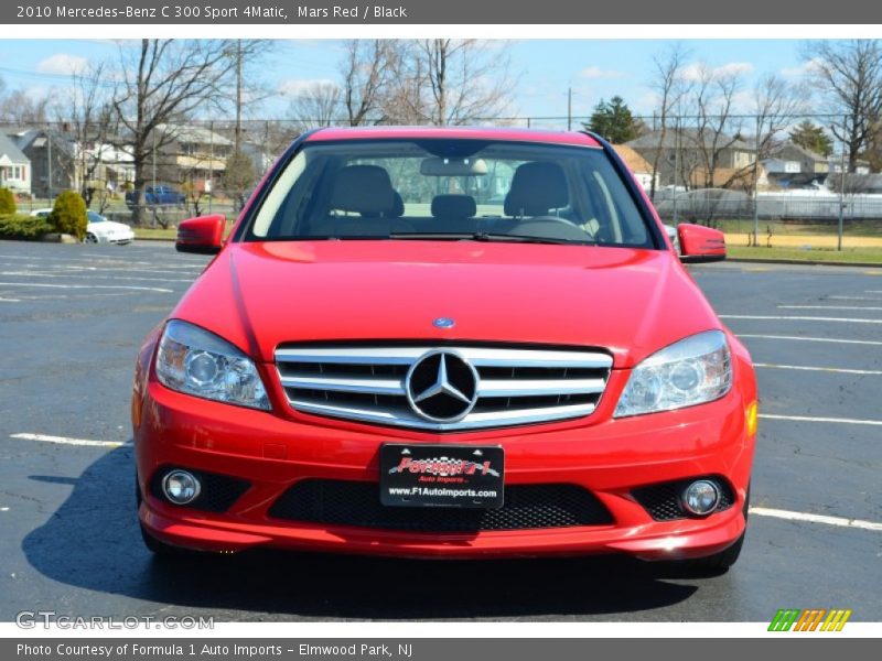 Mars Red / Black 2010 Mercedes-Benz C 300 Sport 4Matic