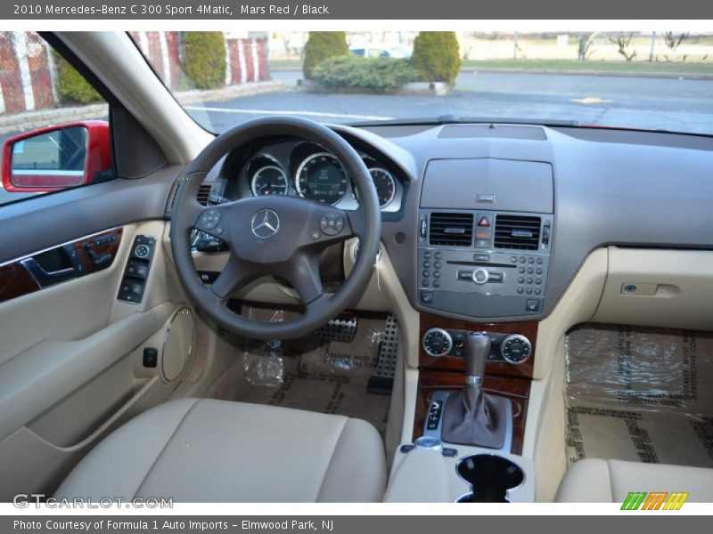Mars Red / Black 2010 Mercedes-Benz C 300 Sport 4Matic