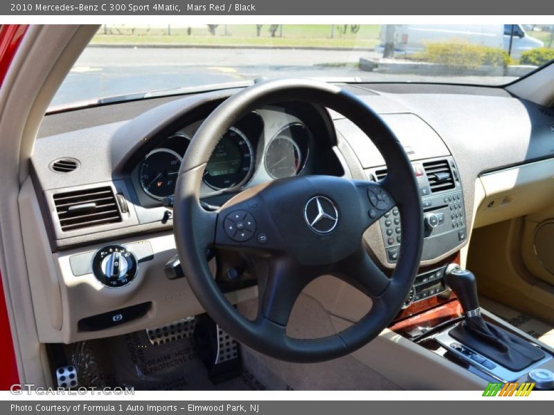 Mars Red / Black 2010 Mercedes-Benz C 300 Sport 4Matic