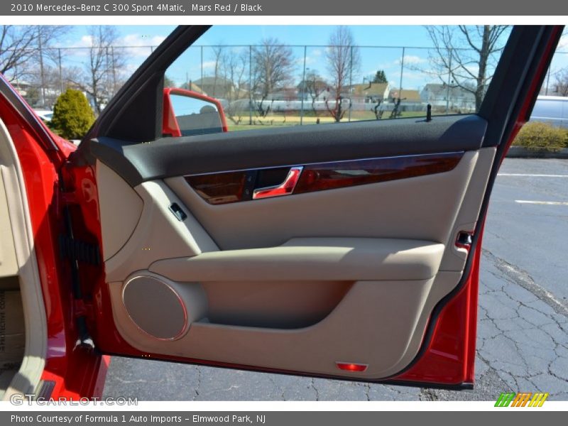 Mars Red / Black 2010 Mercedes-Benz C 300 Sport 4Matic
