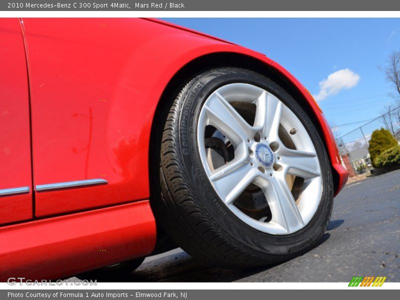 Mars Red / Black 2010 Mercedes-Benz C 300 Sport 4Matic
