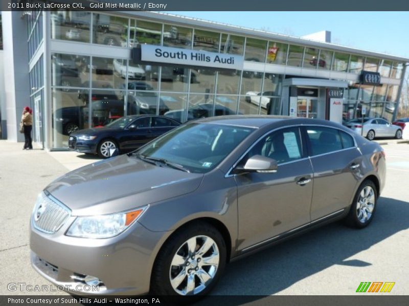 Gold Mist Metallic / Ebony 2011 Buick LaCrosse CXL