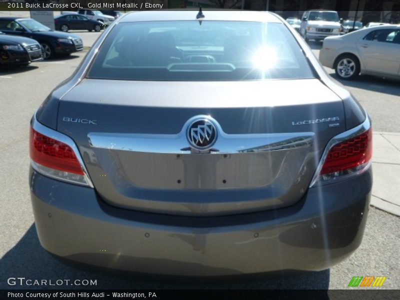 Gold Mist Metallic / Ebony 2011 Buick LaCrosse CXL