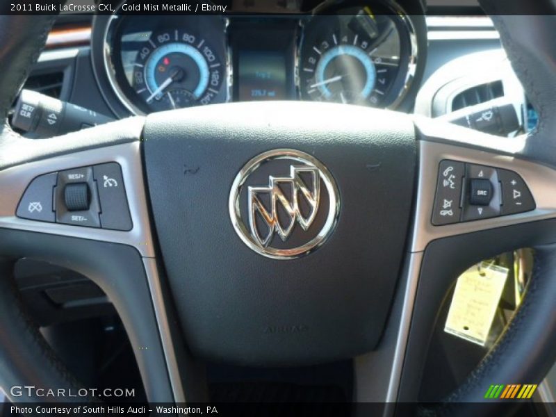 Gold Mist Metallic / Ebony 2011 Buick LaCrosse CXL
