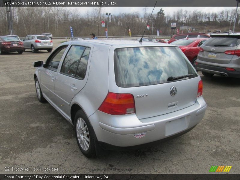 Reflex Silver Metallic / Black 2004 Volkswagen Golf GLS 4 Door