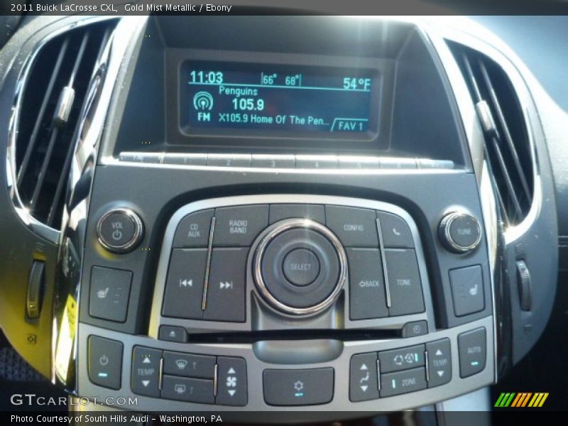 Gold Mist Metallic / Ebony 2011 Buick LaCrosse CXL