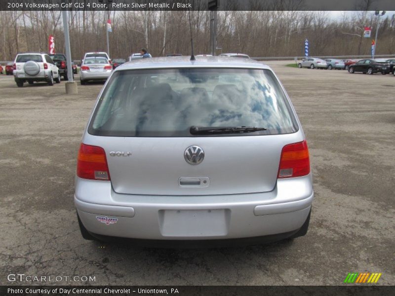 Reflex Silver Metallic / Black 2004 Volkswagen Golf GLS 4 Door
