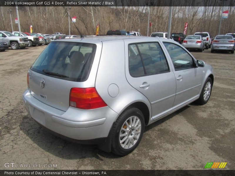 Reflex Silver Metallic / Black 2004 Volkswagen Golf GLS 4 Door