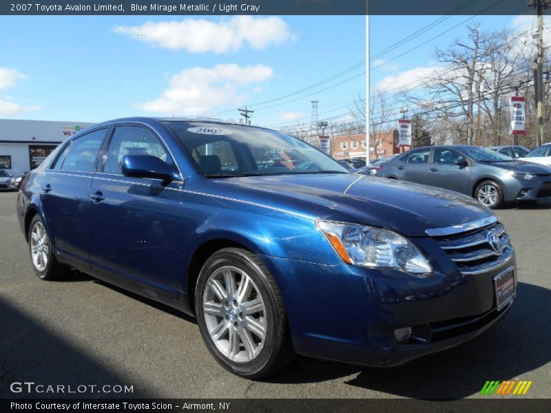 Blue Mirage Metallic / Light Gray 2007 Toyota Avalon Limited