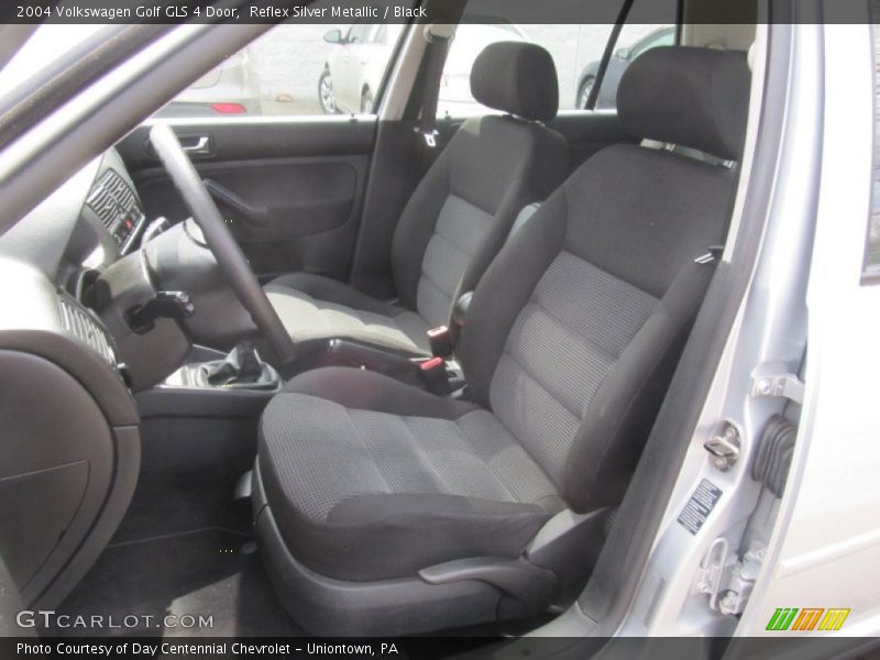 Reflex Silver Metallic / Black 2004 Volkswagen Golf GLS 4 Door