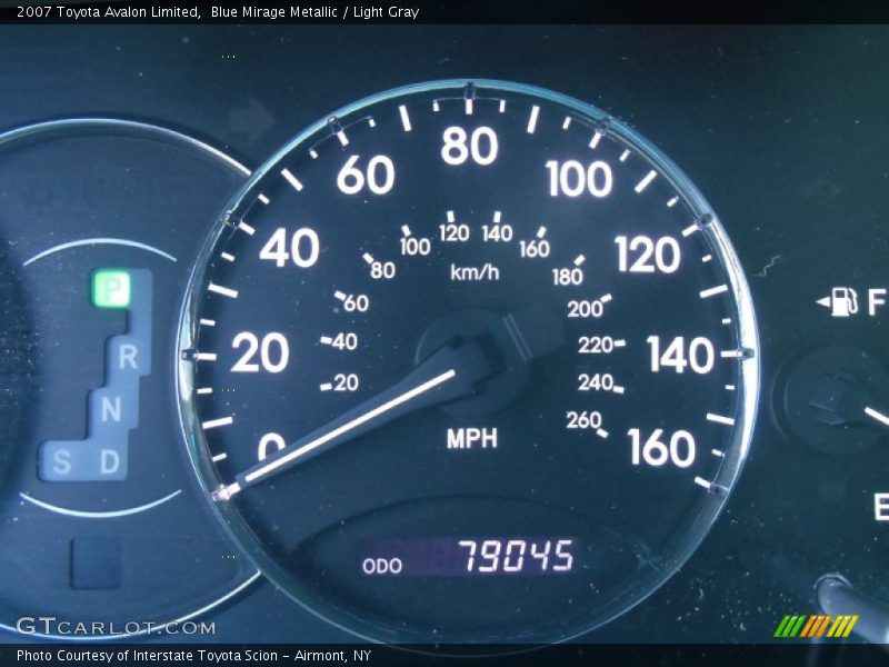 Blue Mirage Metallic / Light Gray 2007 Toyota Avalon Limited