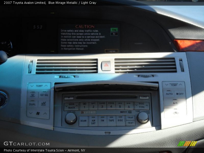 Blue Mirage Metallic / Light Gray 2007 Toyota Avalon Limited