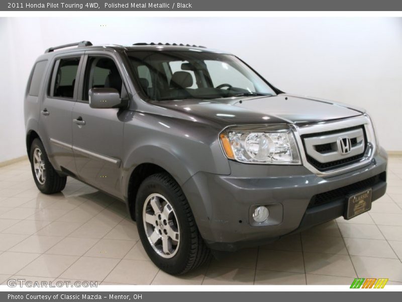 Polished Metal Metallic / Black 2011 Honda Pilot Touring 4WD