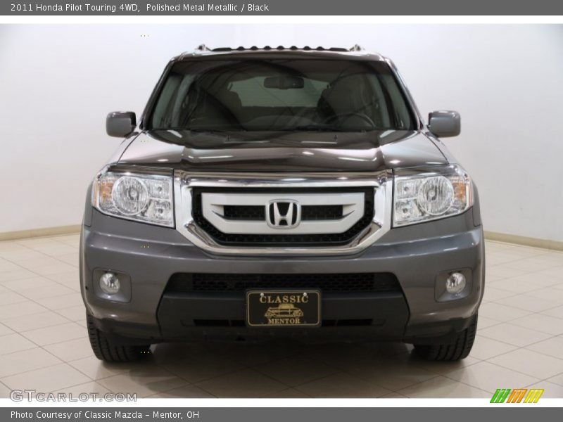 Polished Metal Metallic / Black 2011 Honda Pilot Touring 4WD