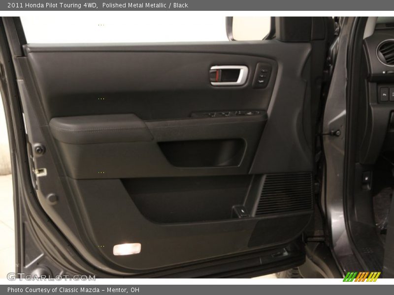 Polished Metal Metallic / Black 2011 Honda Pilot Touring 4WD