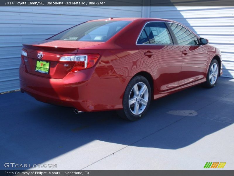 Barcelona Red Metallic / Black/Ash 2014 Toyota Camry SE