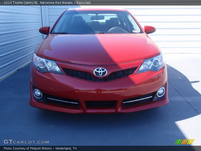 Barcelona Red Metallic / Black/Ash 2014 Toyota Camry SE