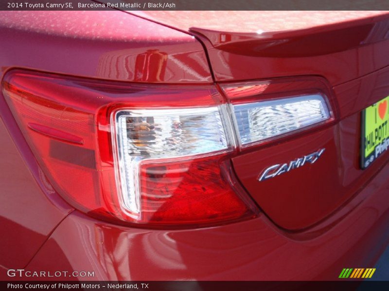 Barcelona Red Metallic / Black/Ash 2014 Toyota Camry SE