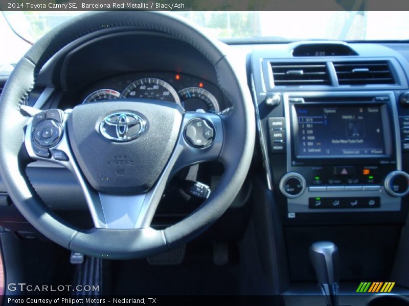 Barcelona Red Metallic / Black/Ash 2014 Toyota Camry SE