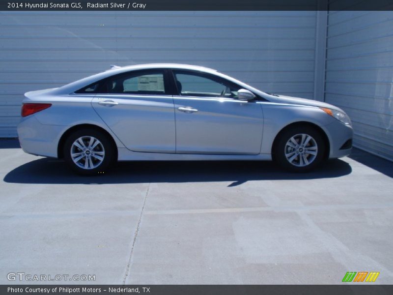 Radiant Silver / Gray 2014 Hyundai Sonata GLS