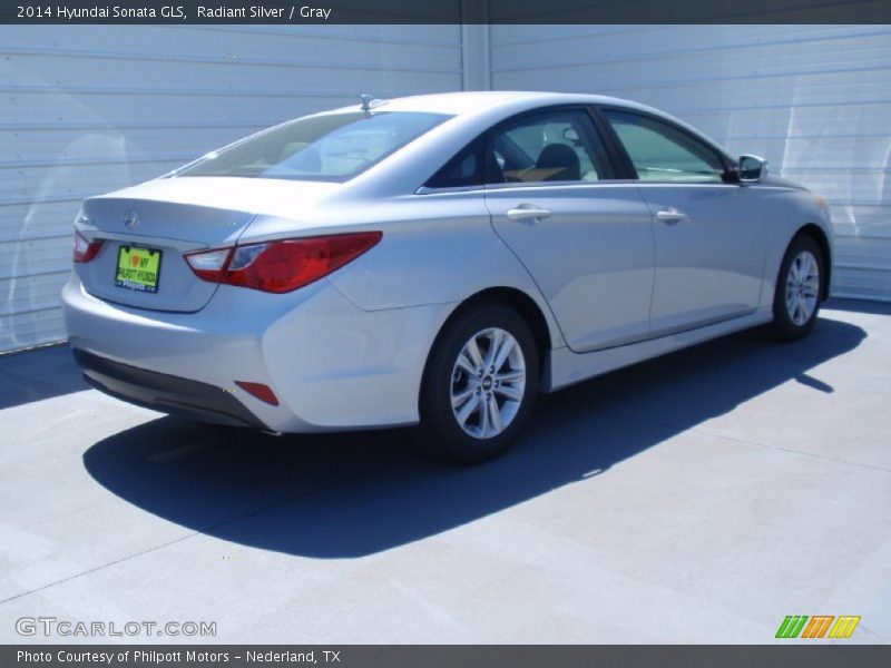Radiant Silver / Gray 2014 Hyundai Sonata GLS