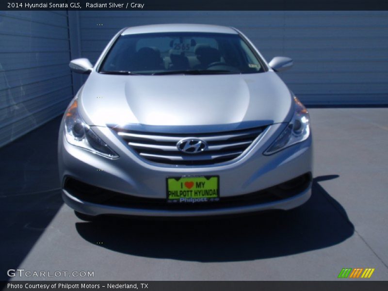 Radiant Silver / Gray 2014 Hyundai Sonata GLS