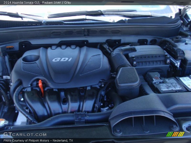 Radiant Silver / Gray 2014 Hyundai Sonata GLS