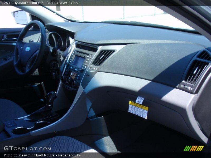 Radiant Silver / Gray 2014 Hyundai Sonata GLS