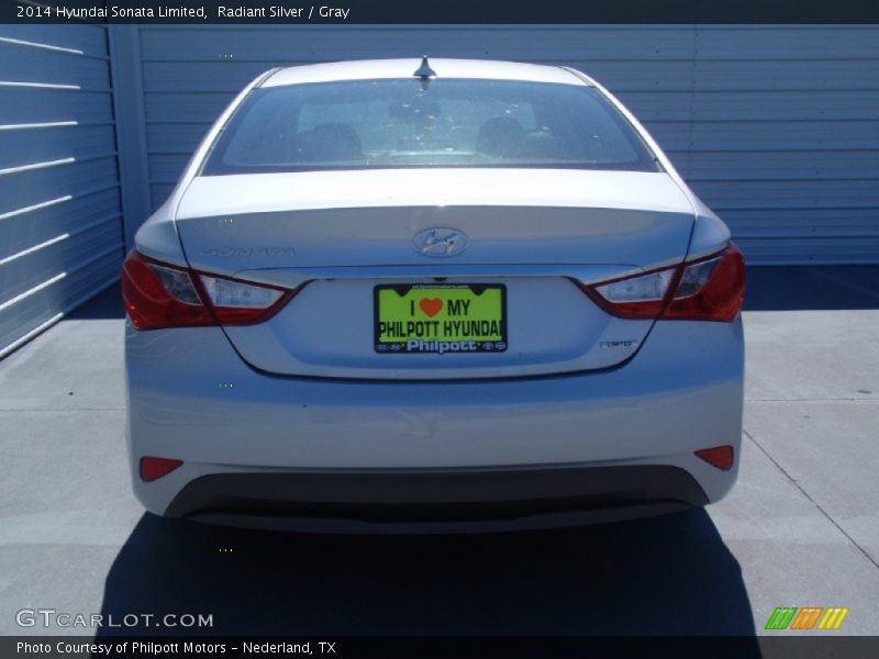 Radiant Silver / Gray 2014 Hyundai Sonata Limited