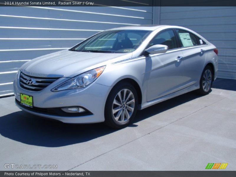 Radiant Silver / Gray 2014 Hyundai Sonata Limited