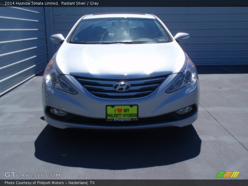 Radiant Silver / Gray 2014 Hyundai Sonata Limited