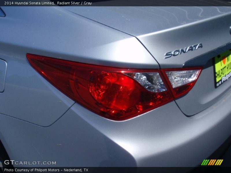Radiant Silver / Gray 2014 Hyundai Sonata Limited