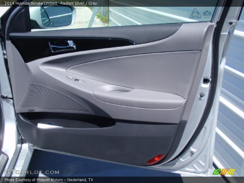 Radiant Silver / Gray 2014 Hyundai Sonata Limited