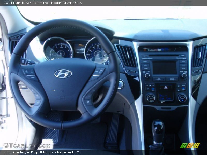 Radiant Silver / Gray 2014 Hyundai Sonata Limited