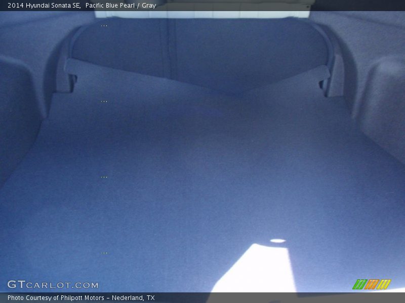 Pacific Blue Pearl / Gray 2014 Hyundai Sonata SE