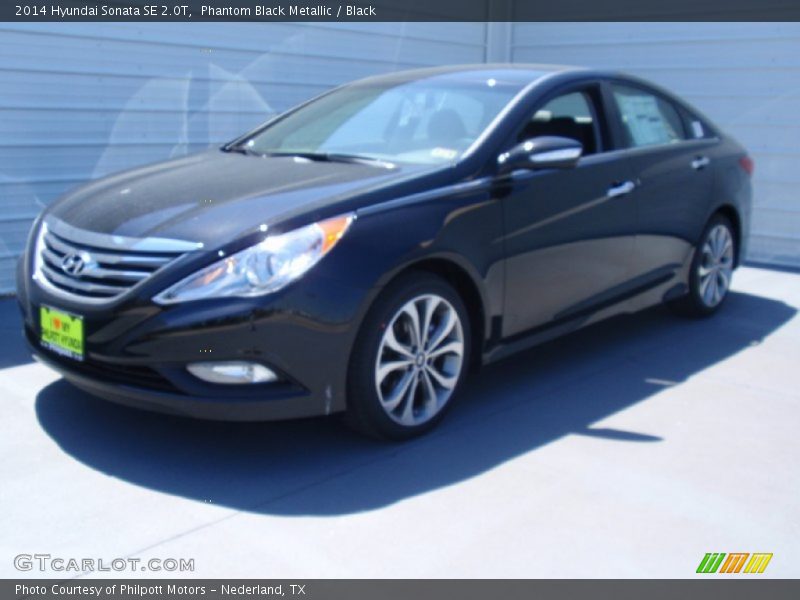 Phantom Black Metallic / Black 2014 Hyundai Sonata SE 2.0T
