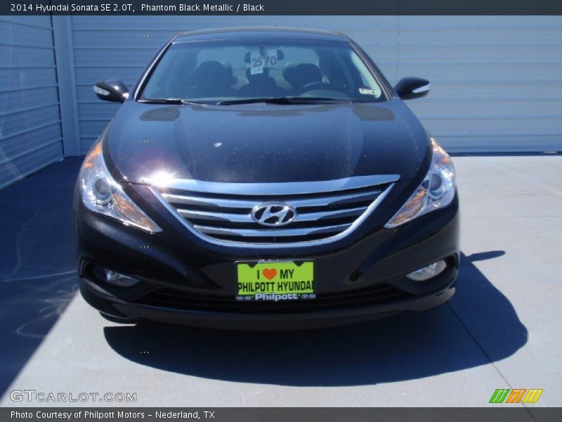 Phantom Black Metallic / Black 2014 Hyundai Sonata SE 2.0T