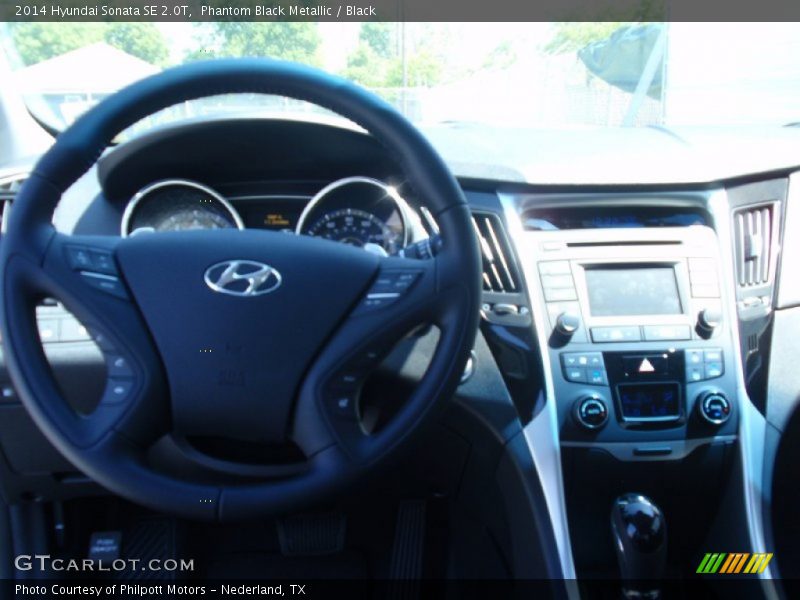 Phantom Black Metallic / Black 2014 Hyundai Sonata SE 2.0T