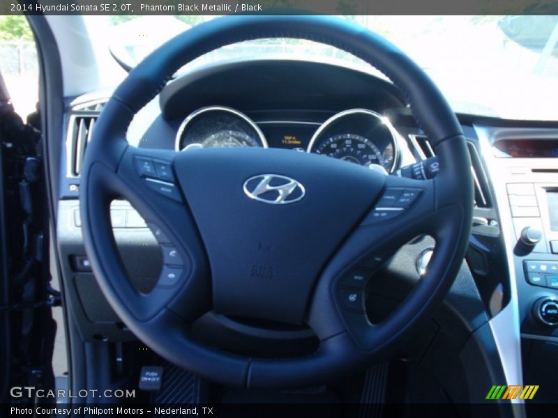 Phantom Black Metallic / Black 2014 Hyundai Sonata SE 2.0T