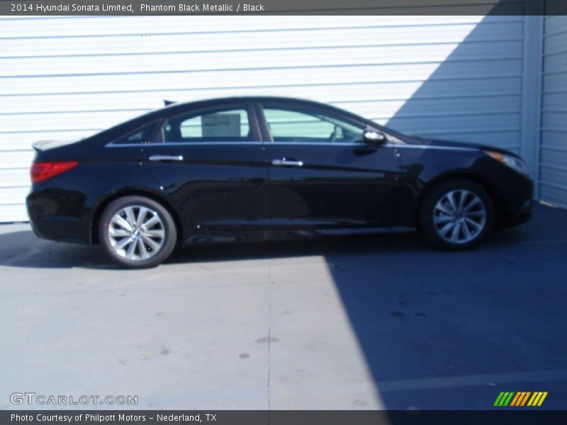 Phantom Black Metallic / Black 2014 Hyundai Sonata Limited
