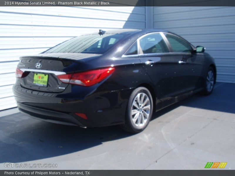 Phantom Black Metallic / Black 2014 Hyundai Sonata Limited