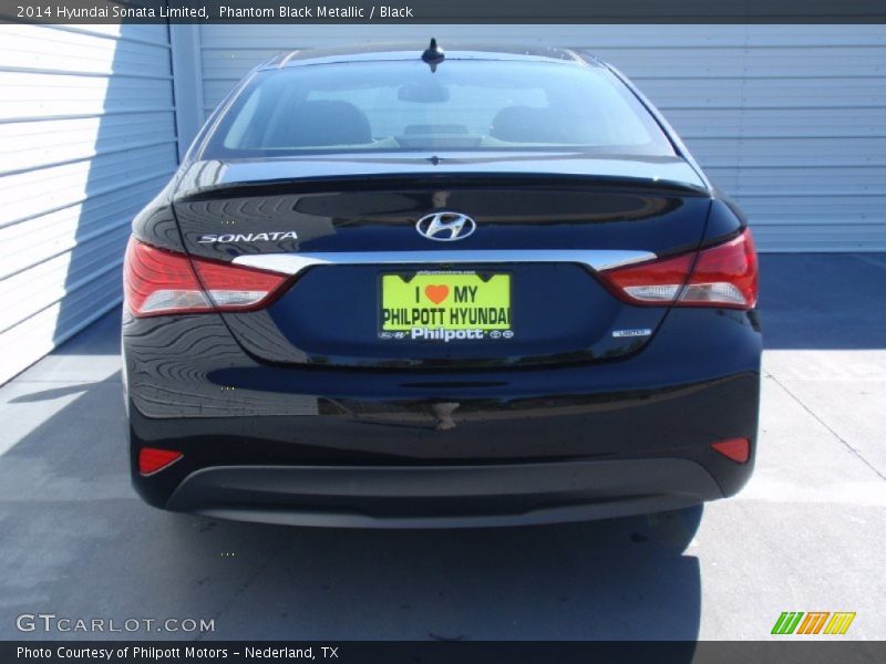 Phantom Black Metallic / Black 2014 Hyundai Sonata Limited