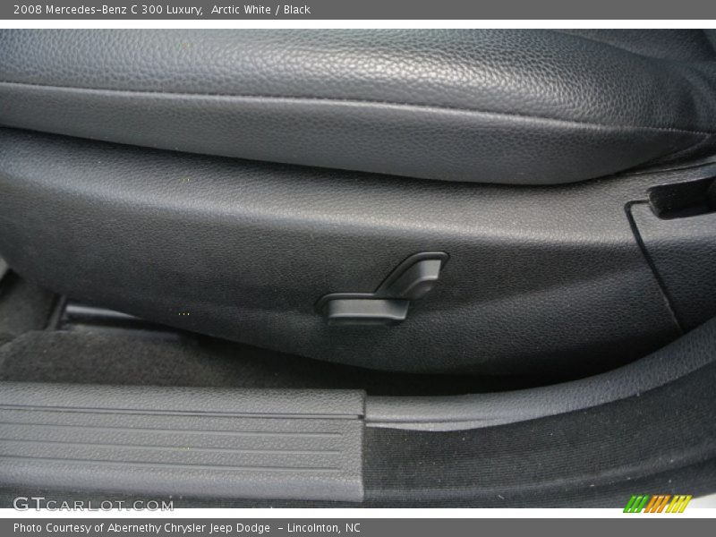 Arctic White / Black 2008 Mercedes-Benz C 300 Luxury