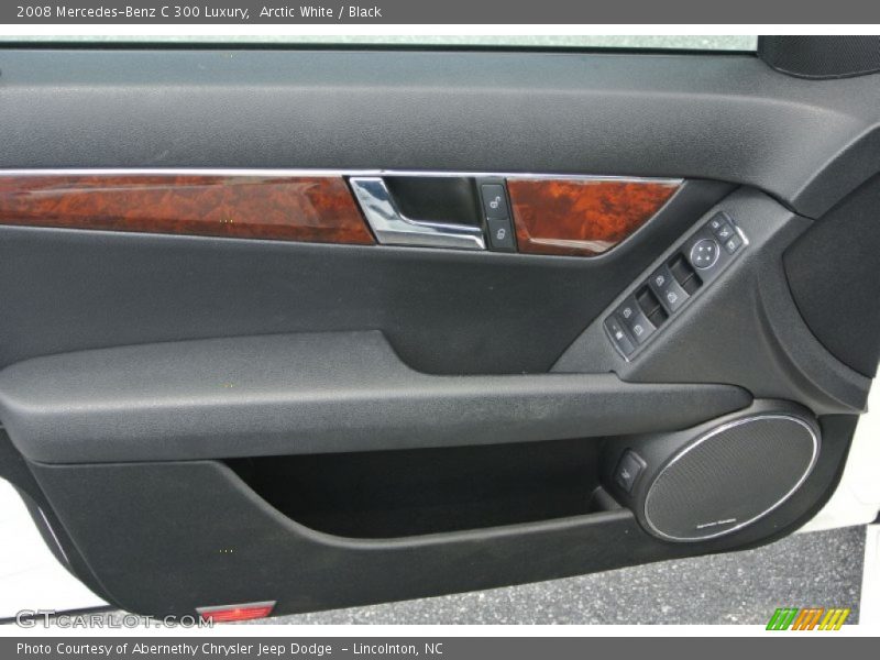Arctic White / Black 2008 Mercedes-Benz C 300 Luxury